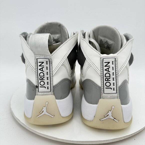 Nike Jumpman Two Trey Women Size 10 DR9631 002 Medium Grey White Training Shoes - Picture 6 of 9